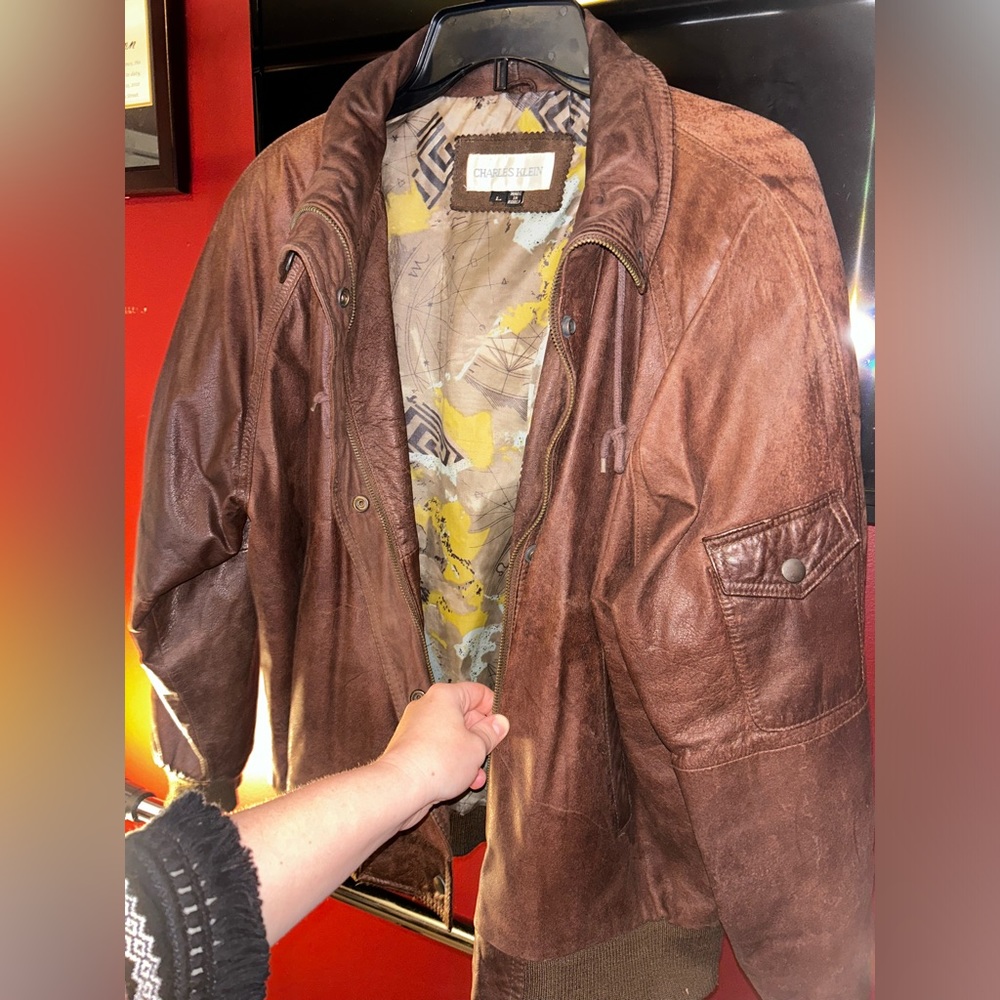 Charles Klein Vintage Leather Jacket